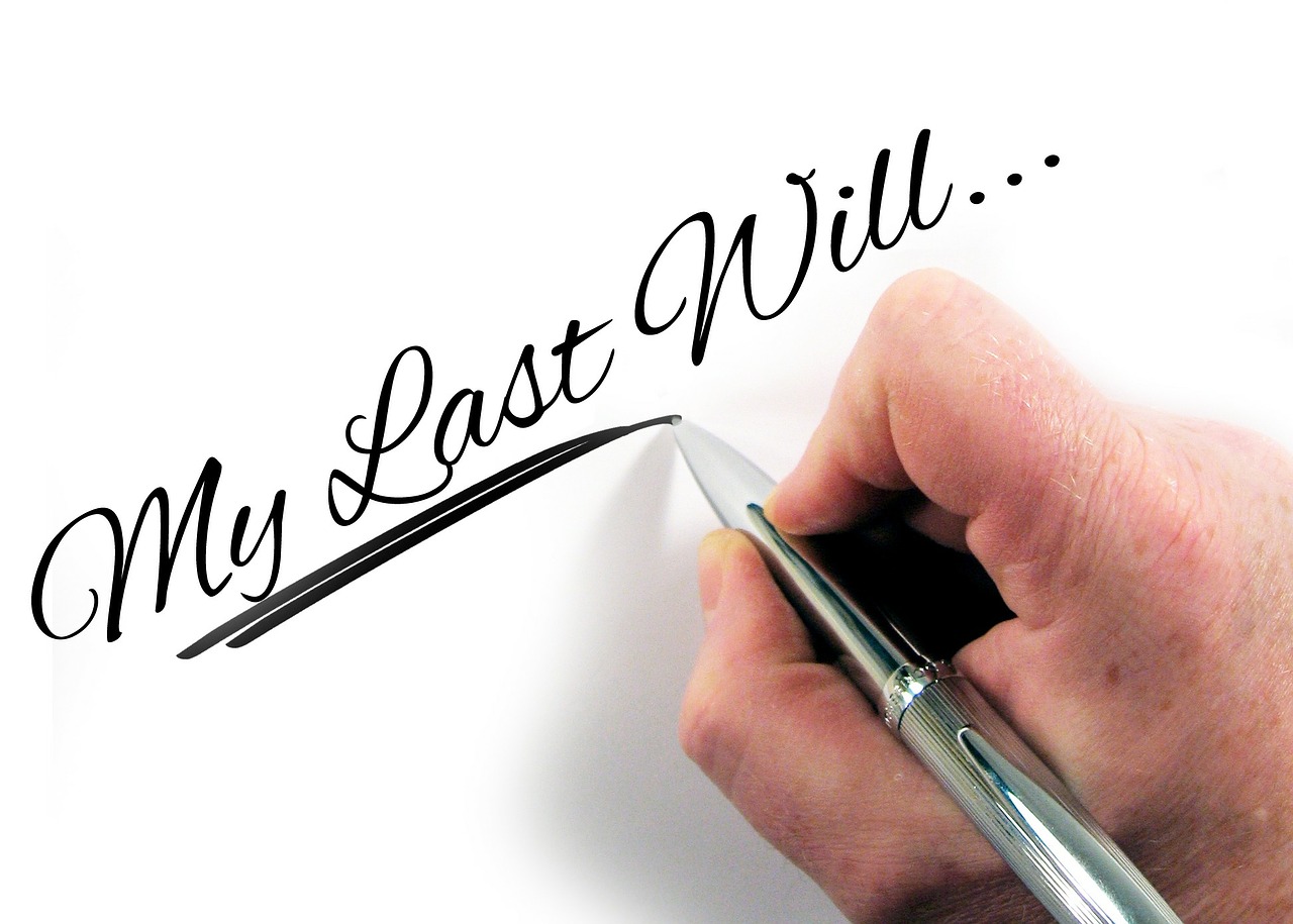 Hand writing My Last Will